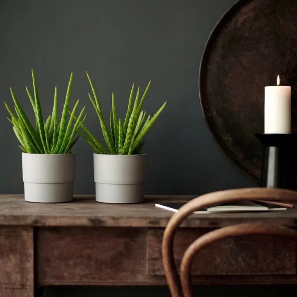 Ikea Nypon Gray Plant Pot